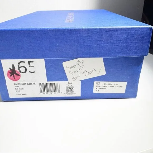 Stuart Weitzman Gemcut XCurve 85 in Suede Ballet Pink size 7 - Picture 2 of 7